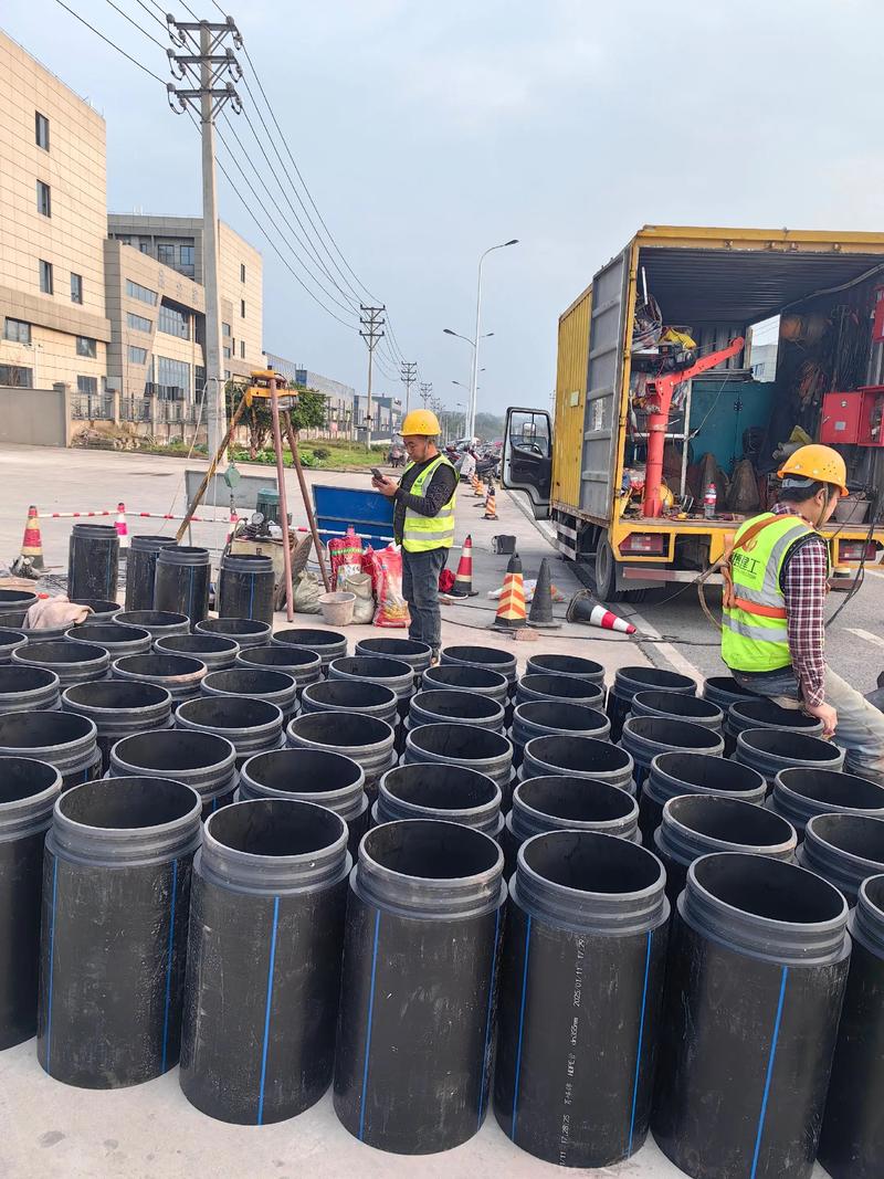 彭场镇管道短管置换